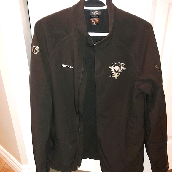 Youth L NHL Pittsburgh penguins soft shell jacket - Picture 1 of 1